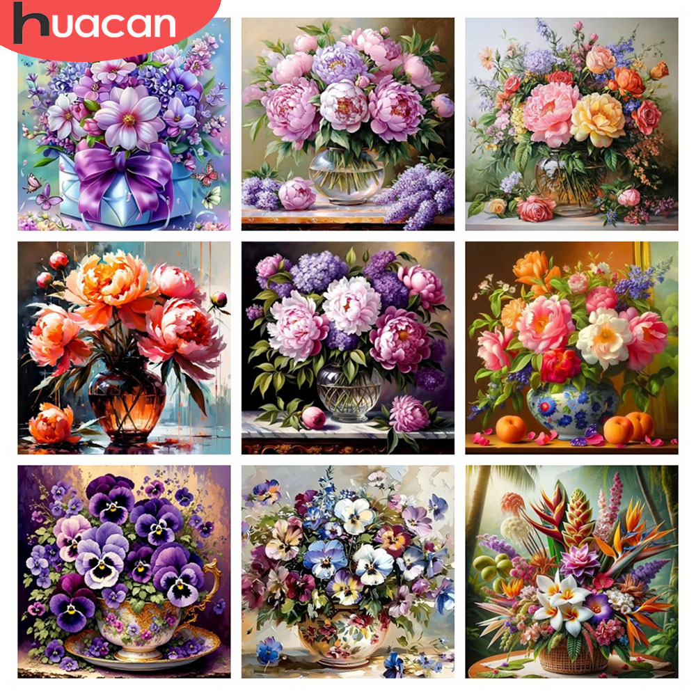 Resin Art Of Rose - HUACAN 5D Diamond Mosaic Rose Flower