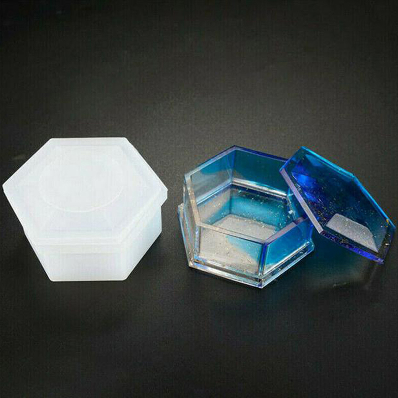 Resin Art Heat Gun - Hot Sale Silicone Hexagon Jewellery Storage