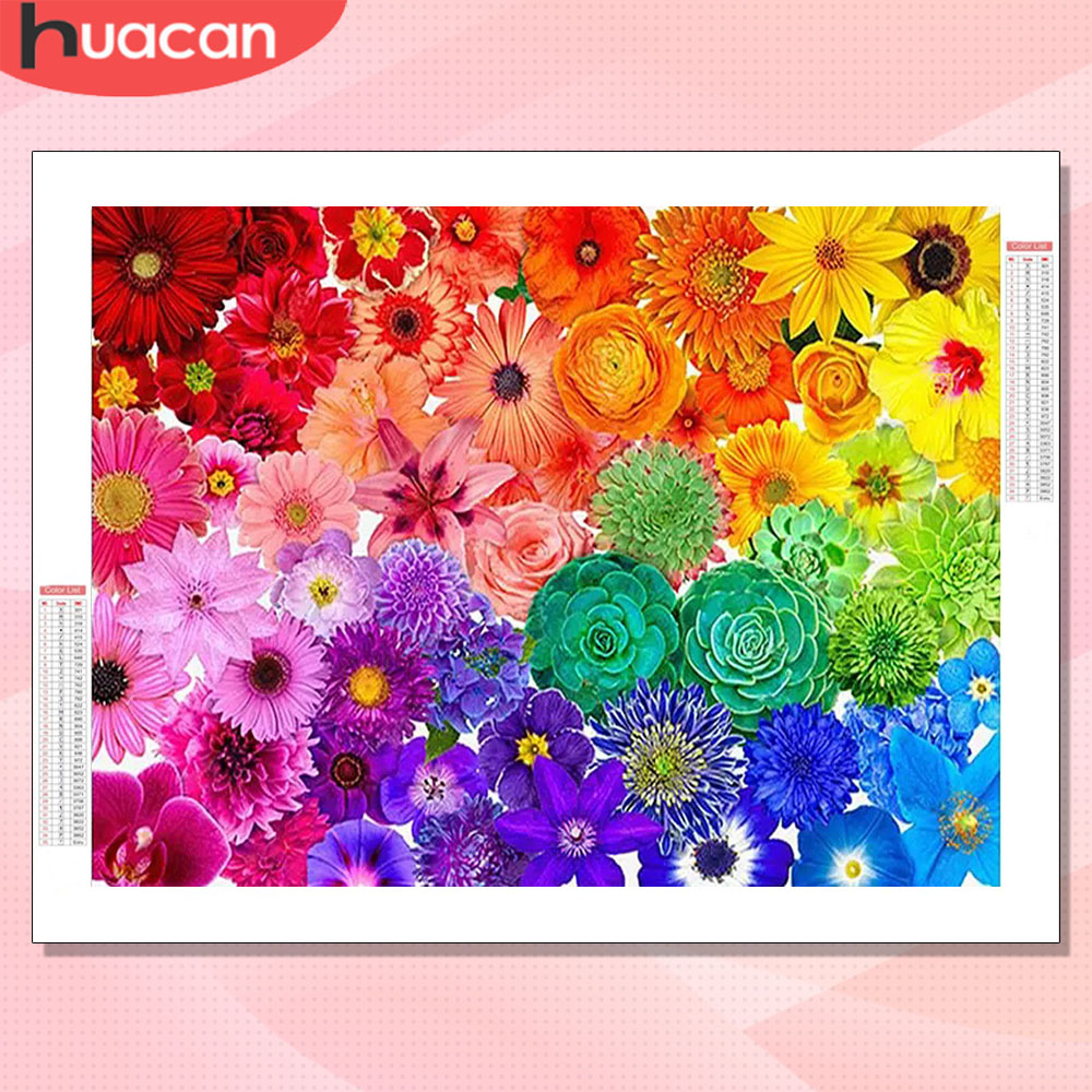 Resin Art Of Rose - HUACAN Diamond Art Kits Flower Colorful