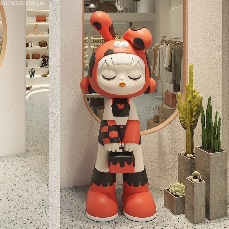 Art Cartoon Girl Statue Indoor - đánh giá và giá Resin Art Resin