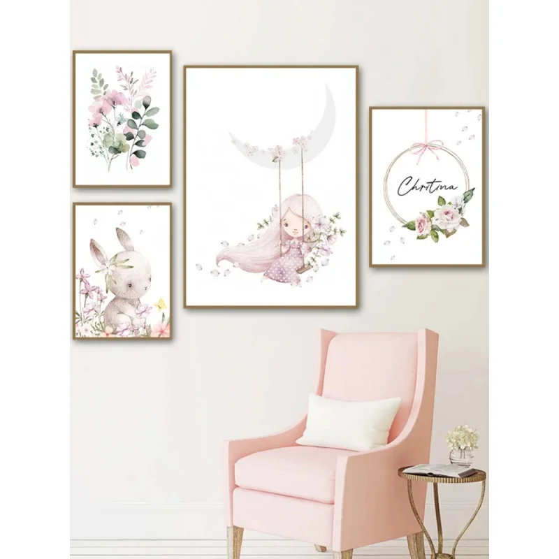 Nordic Cartoon Aesthetics Wall - đánh giá và giá Resin Art Of Flowers
