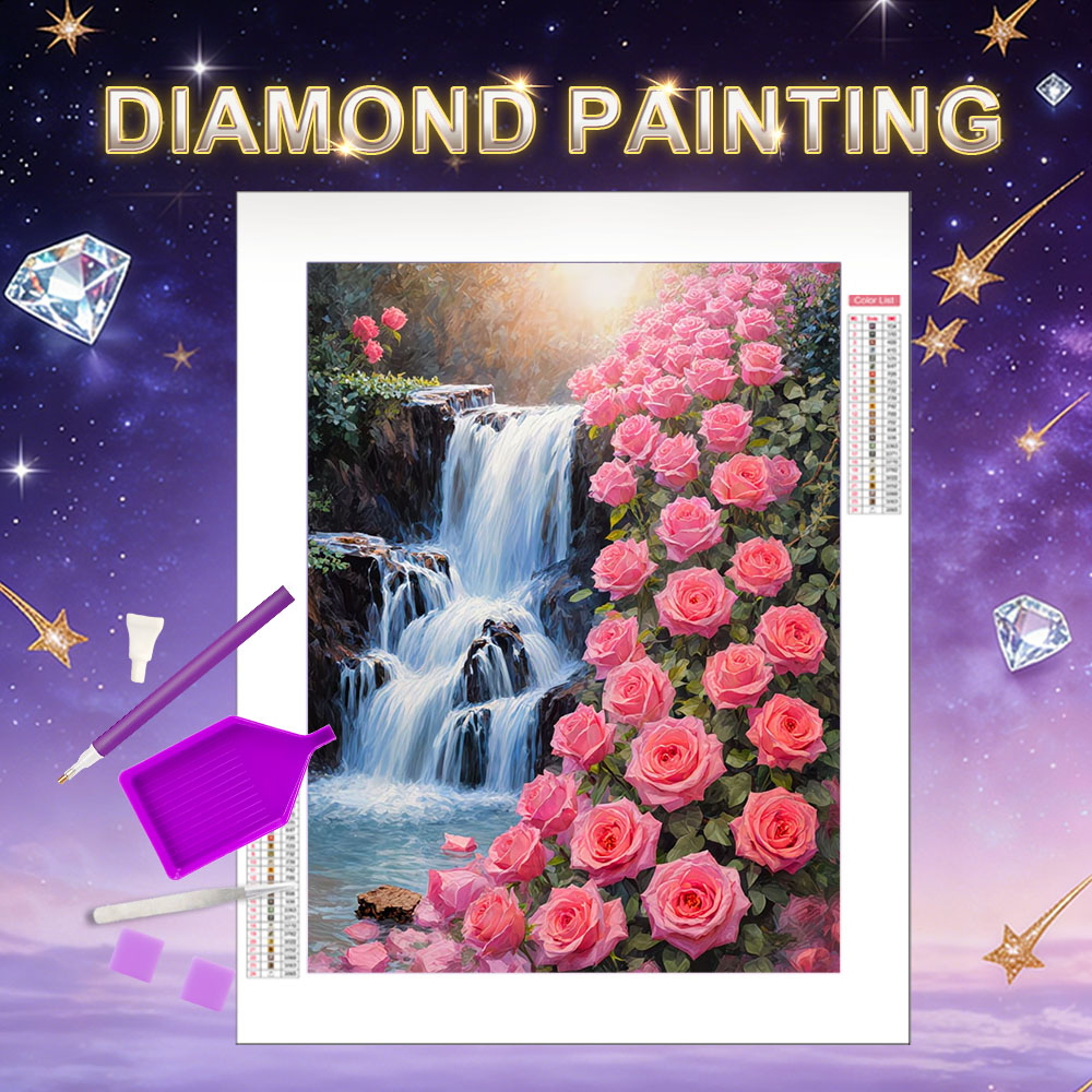 HUACAN Diamond Mosaic Kits Ros - đánh giá và giá Resin Art Of Rose