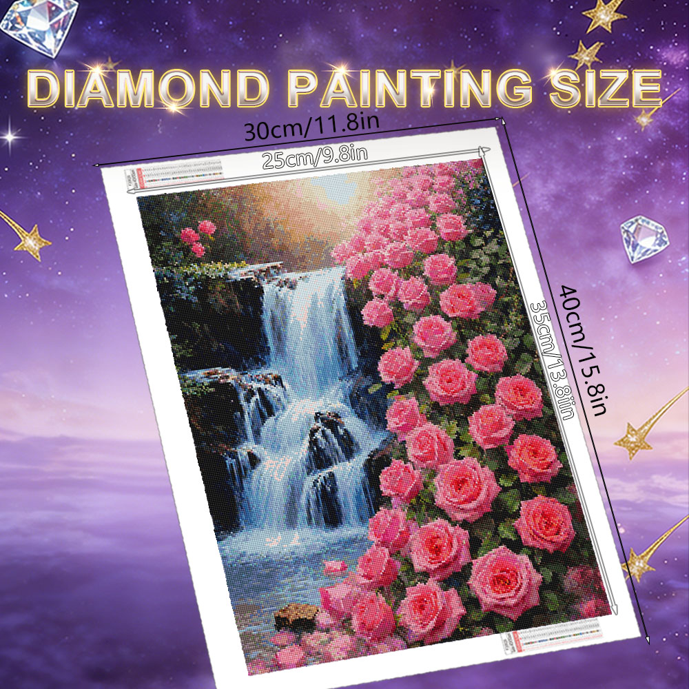 HUACAN Diamond Mosaic Kits Ros - đánh giá và giá Resin Art Of Rose