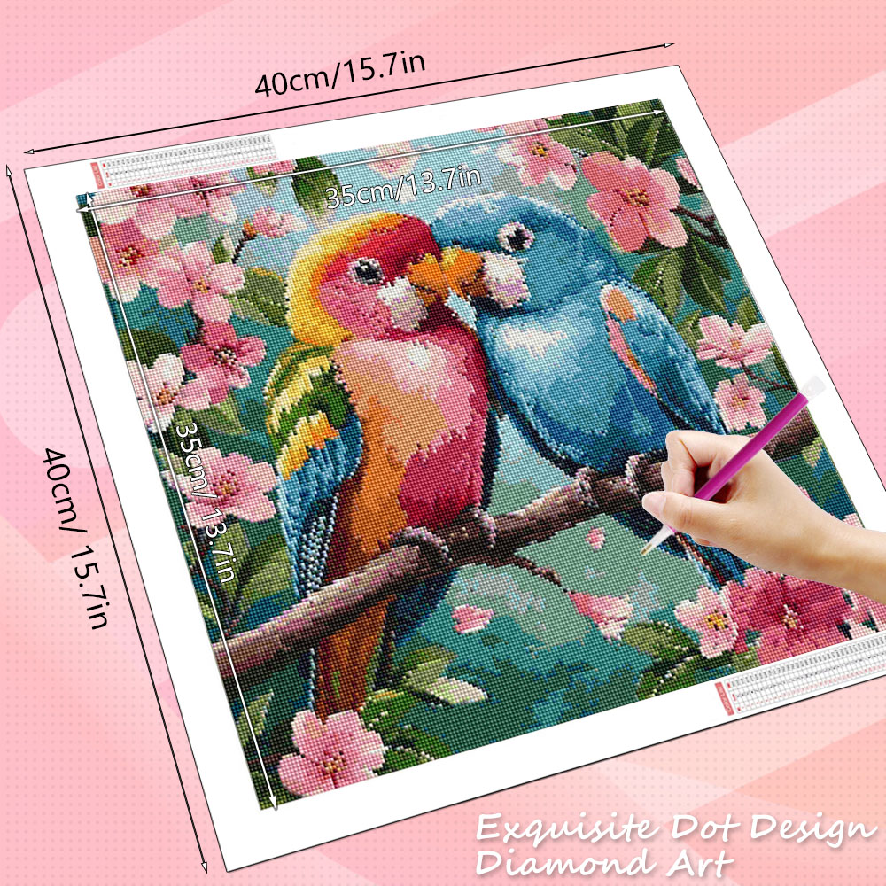 HUACAN Diamond Painting Bird F - đánh giá và giá Resin Art Of Rose