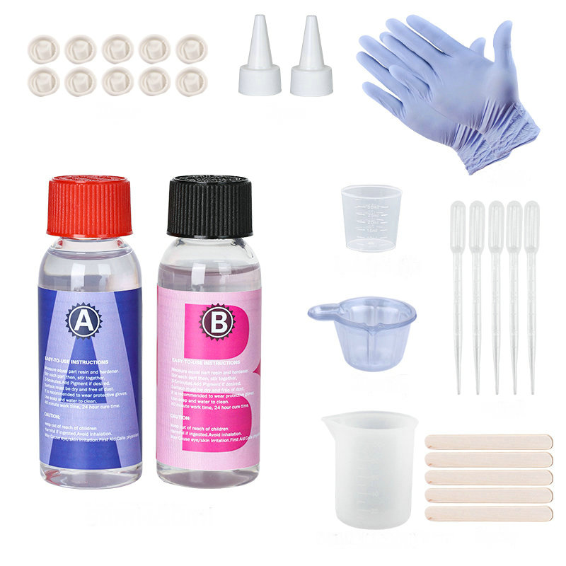 100g Epoxy Resin Kit 1:1 Clear - đánh giá và giá Resin Art Ratio