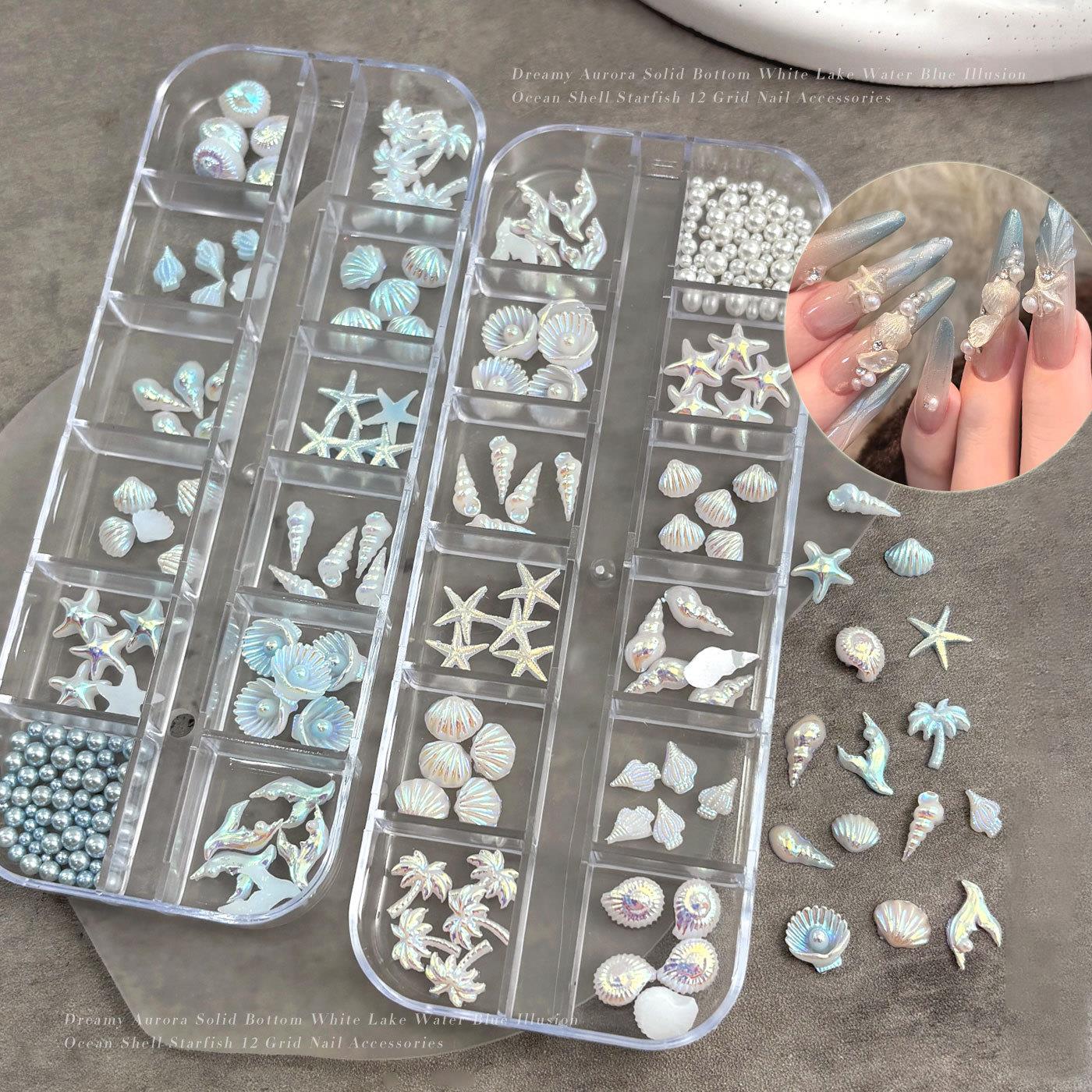 12Grids 3D Mixed Ocean Style N - đánh giá và giá Resin Art Beach Theme