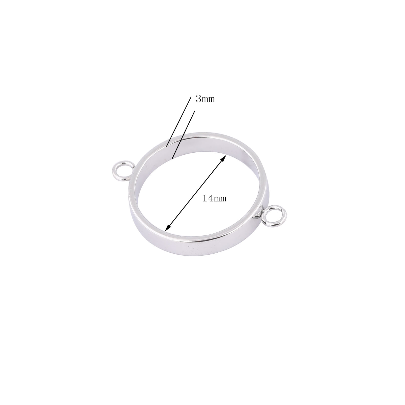 10pcs Stainless Steel 14mm Ope - đánh giá và giá Resin Art Engagement