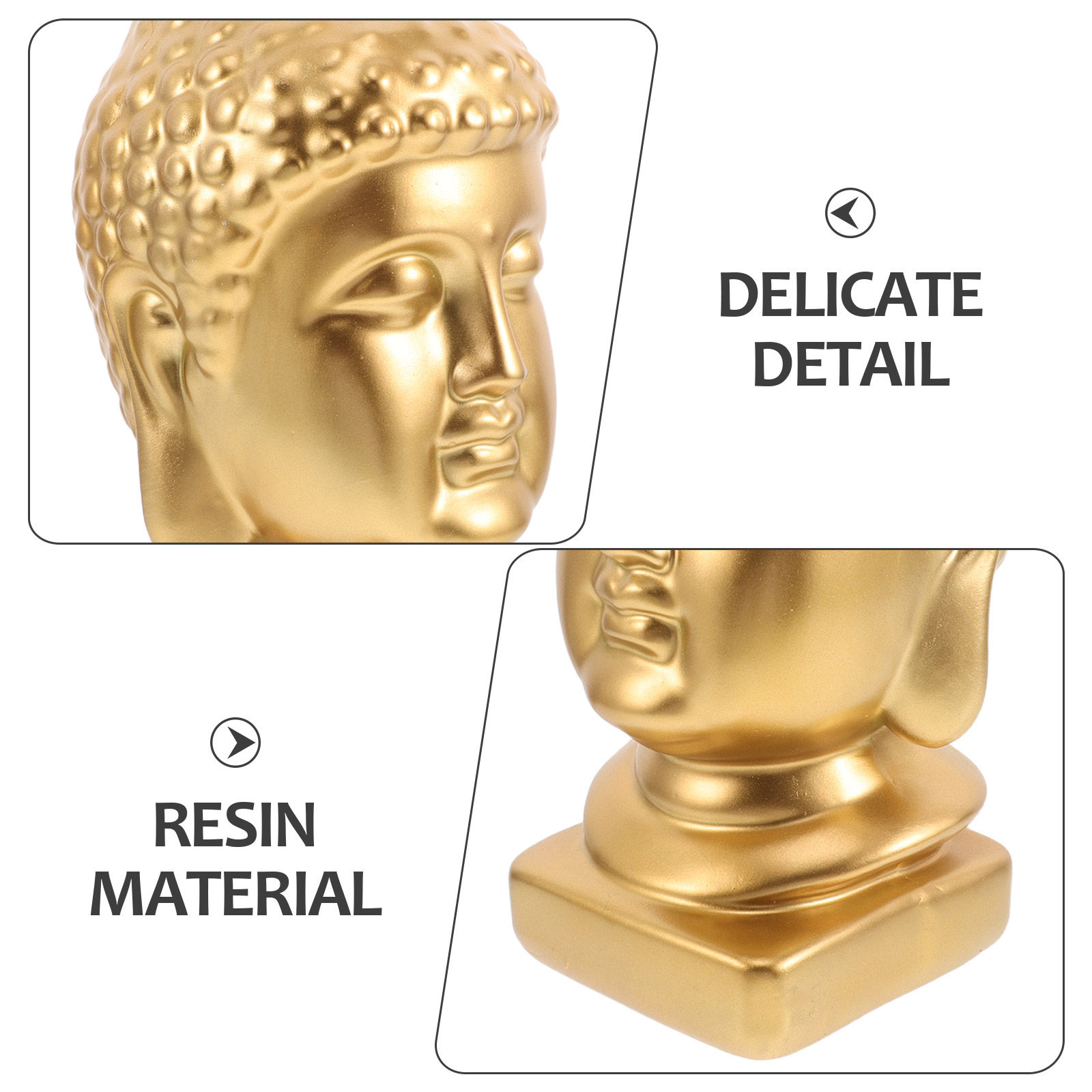 Resin Buddha Head Art Statue E - đánh giá và giá Resin Art Resin