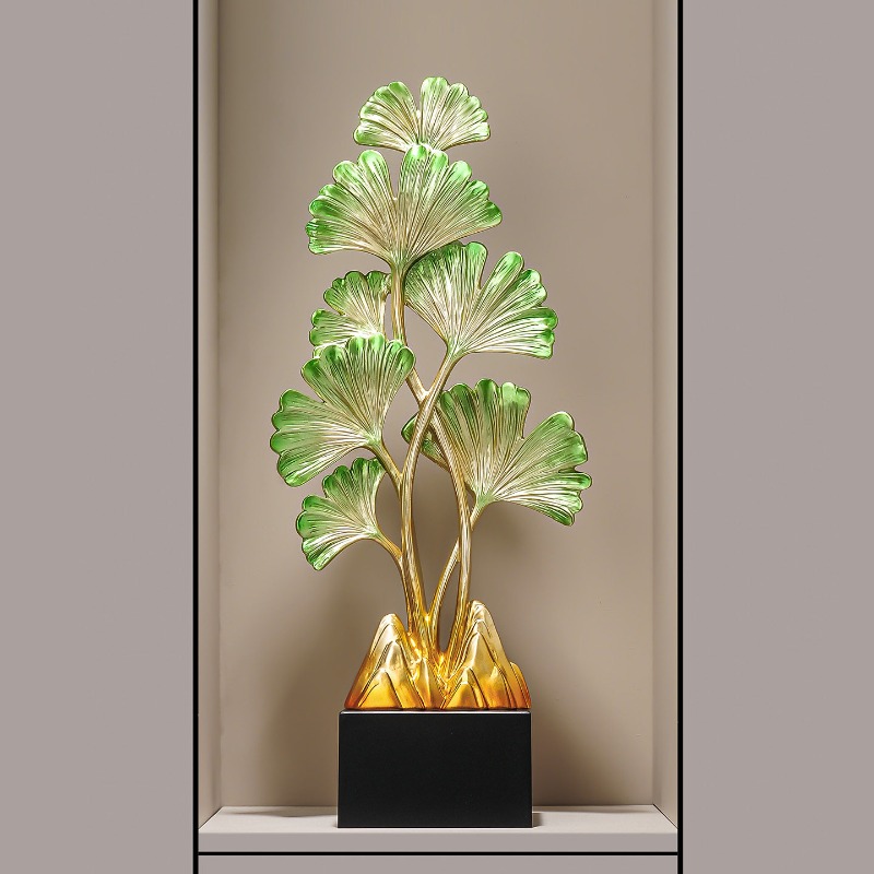 Luxury Ginkgo Leaf Art Sculptu - đánh giá và giá Resin Art Gift For Birthday
