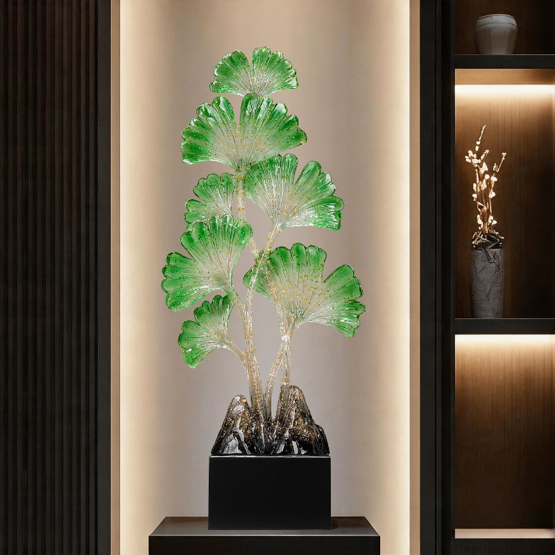 Luxury Ginkgo Leaf Art Sculptu - đánh giá và giá Resin Art Gift For Birthday