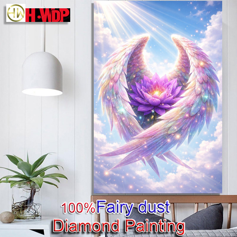 100% Fairy Dust Diamond Painti - đánh giá và giá Resin Art Wallpaper