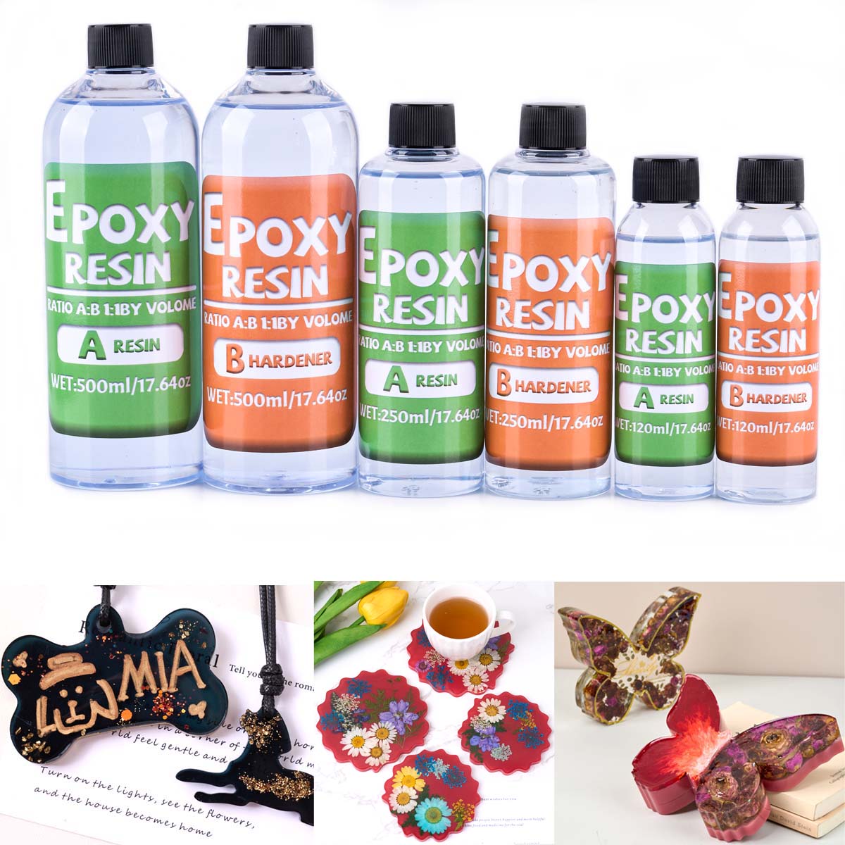 1:1 Ratio Epoxy Resin Kit Anti - đánh giá và giá Resin Art Ratio