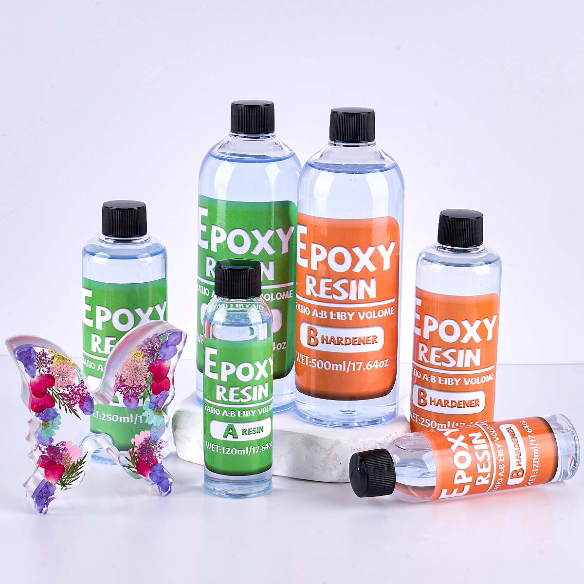 1:1 Ratio Epoxy Resin Kit Anti - đánh giá và giá Resin Art Ratio