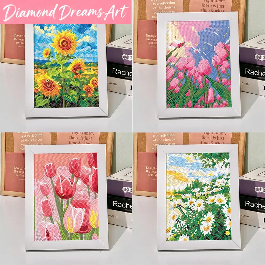 Frameless,Sunflower Diamond De - đánh giá và giá Resin Art Gift For Birthday