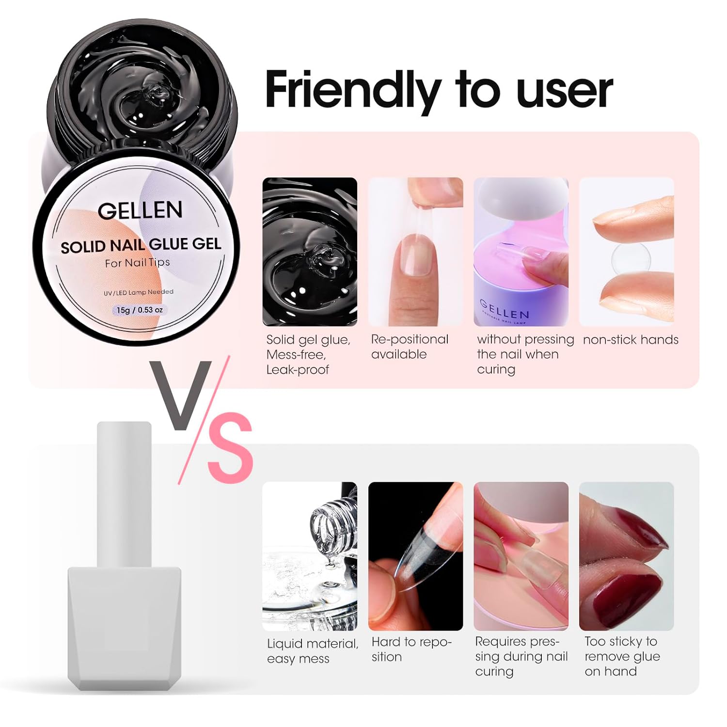 GELLEN Nail Solid Glue Builder - đánh giá và giá Resin Art Gel