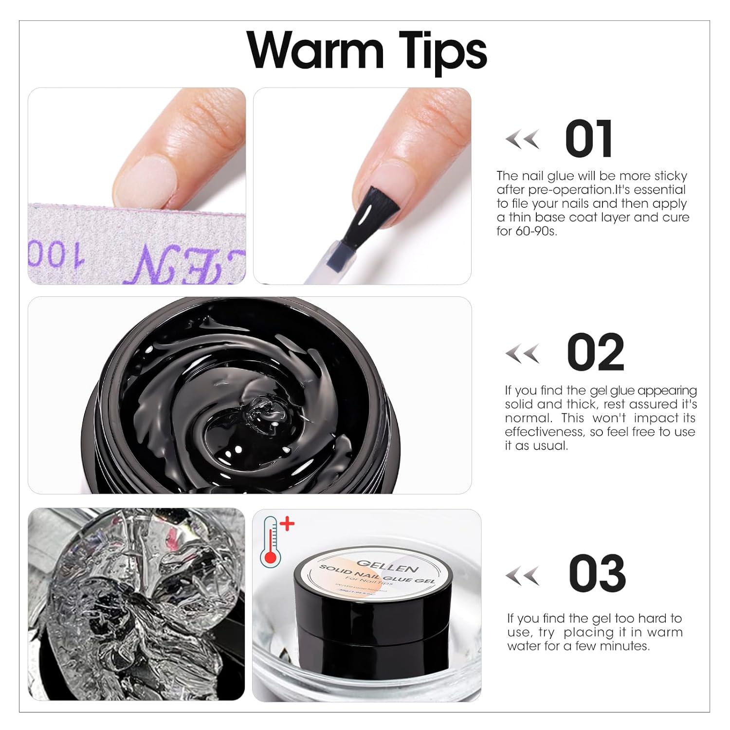 GELLEN Nail Solid Glue Builder - đánh giá và giá Resin Art Gel