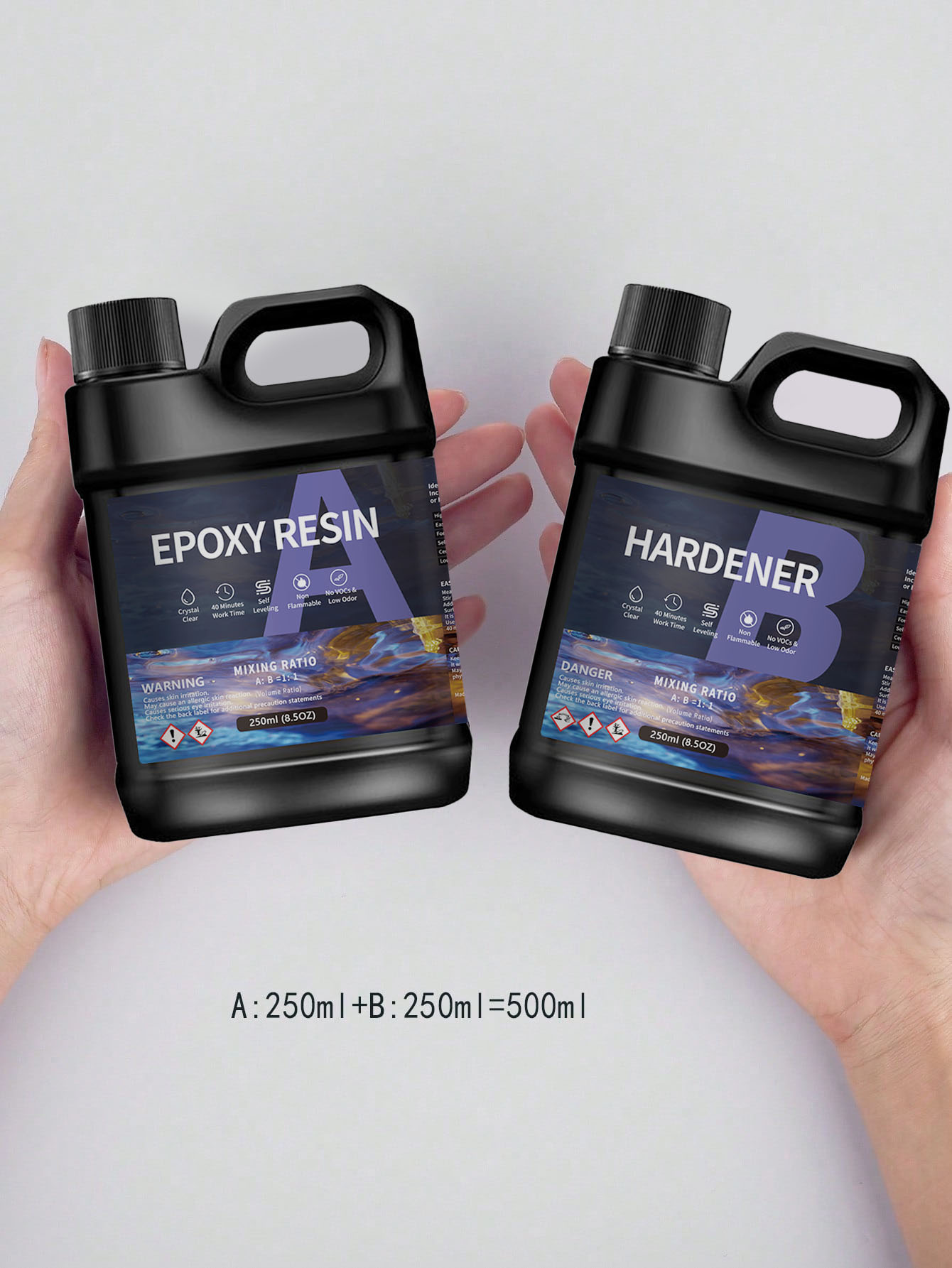 Professional AB Epoxy Resin Ki - đánh giá và giá Resin Art Ratio