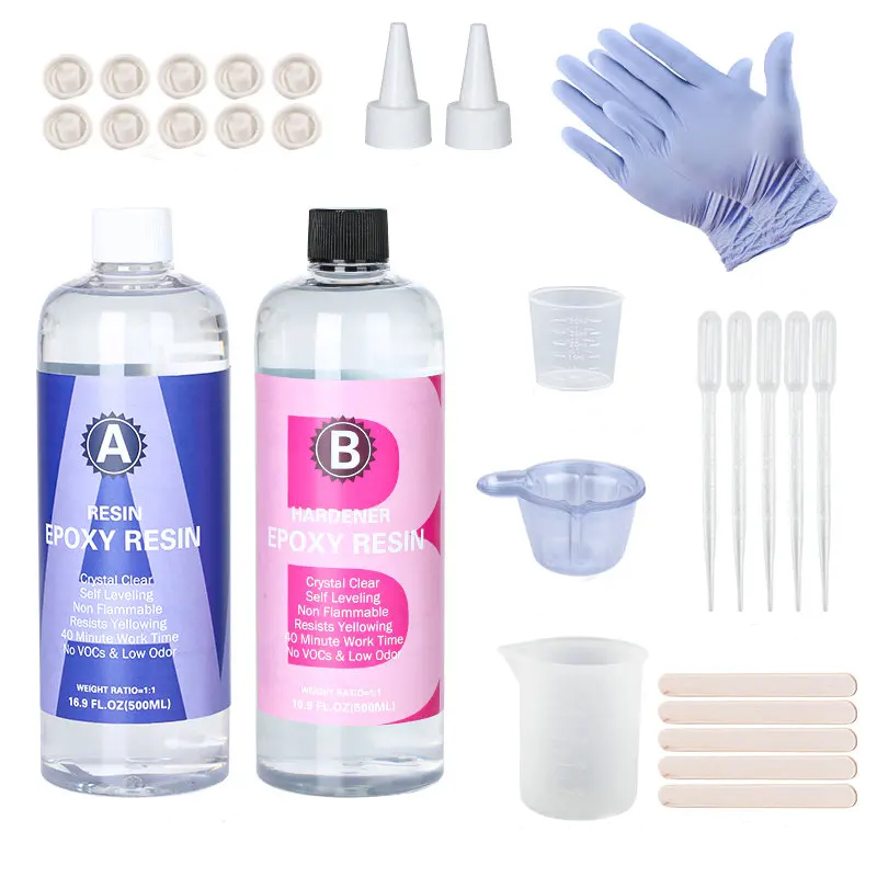 Easy Mix 1:1 High Gloss Resin  - đánh giá và giá Resin Art Ratio