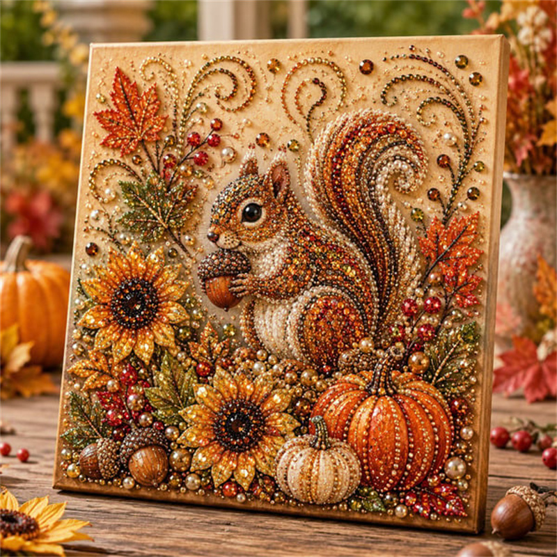Autumn Diamond Pearl Painting  - đánh giá và giá Resin Art Of Flowers