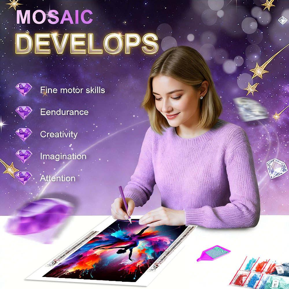 HUACAN 5d Diy Diamond Mosaic K - đánh giá và giá Resin Art Wallpaper