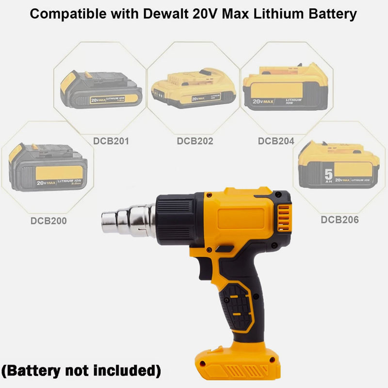 Cordless Heat Gun Hot Air Gun  - đánh giá và giá Resin Art Heat Gun