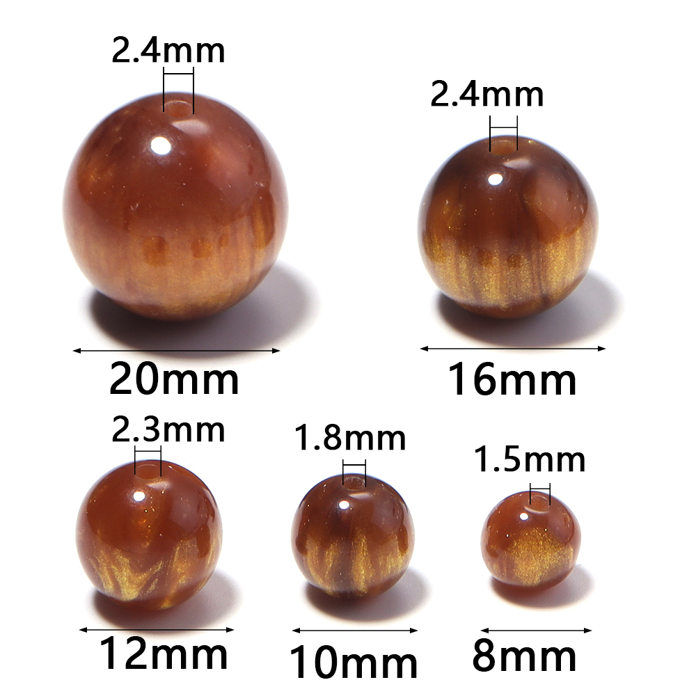 5-30pcs/lot 8-20mm Gilding Res - đánh giá và giá Resin Art Engagement
