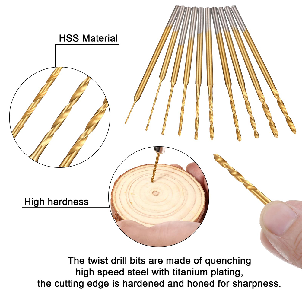10Pcs Mini Drill Bit Set Engra - đánh giá và giá Resin Art Drill Machine