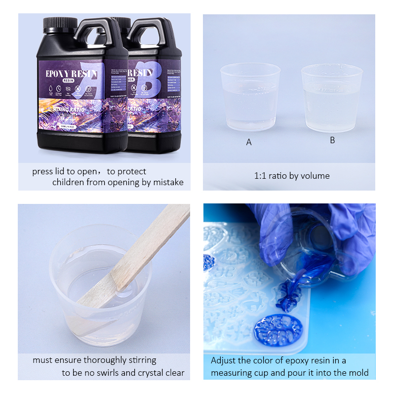 Epoxy Resin Kit 1:1 Ratio Anti - đánh giá và giá Resin Art Ratio