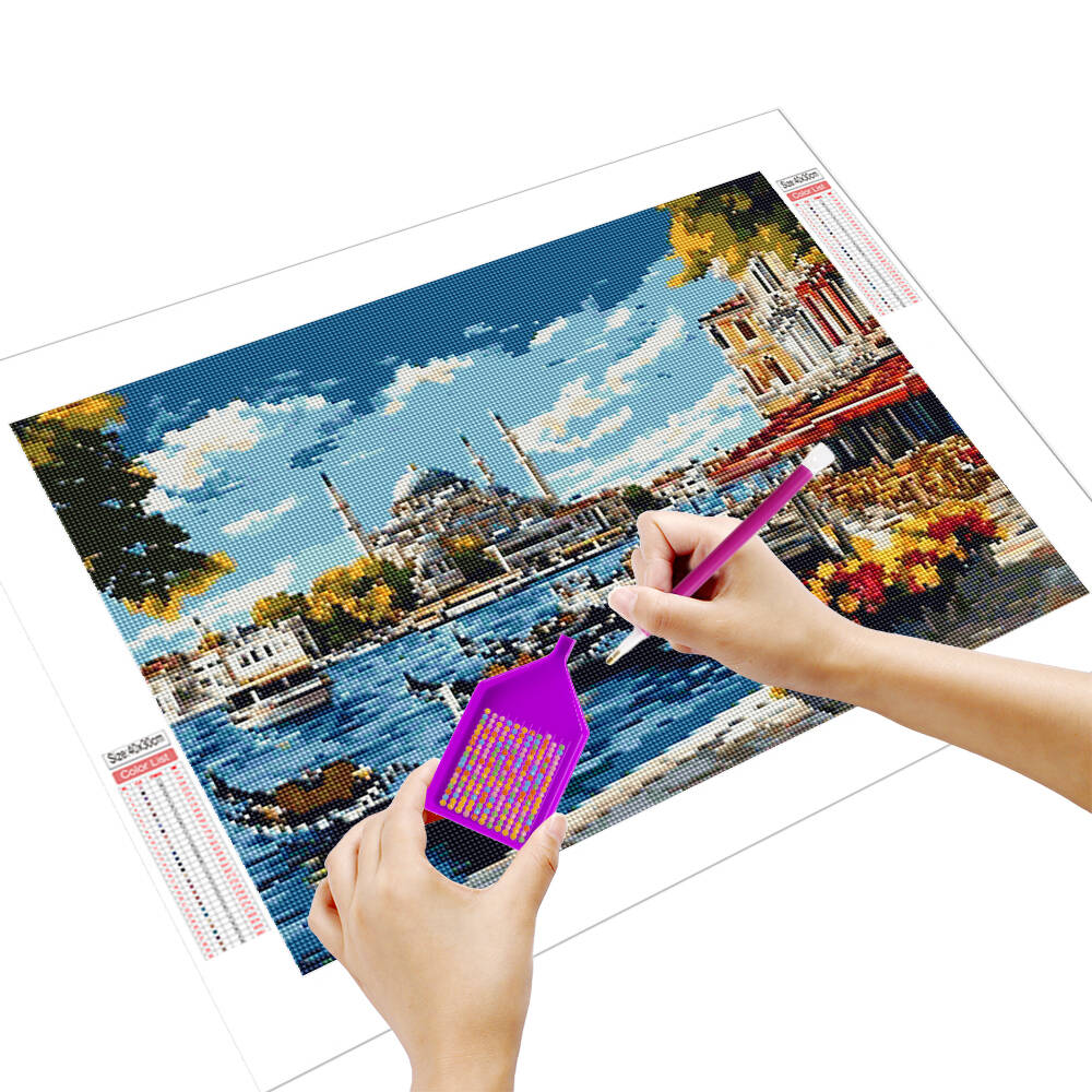 HUACAN 5d Diamond Painting Vin - đánh giá và giá Resin Art Wallpaper