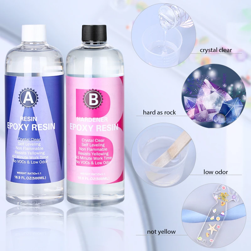 100g Epoxy Resin Kit Clear Hig - đánh giá và giá Resin Art Ratio