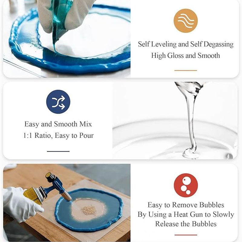 Crystal Clear Epoxy Resin Kit  - đánh giá và giá Resin Art Ratio