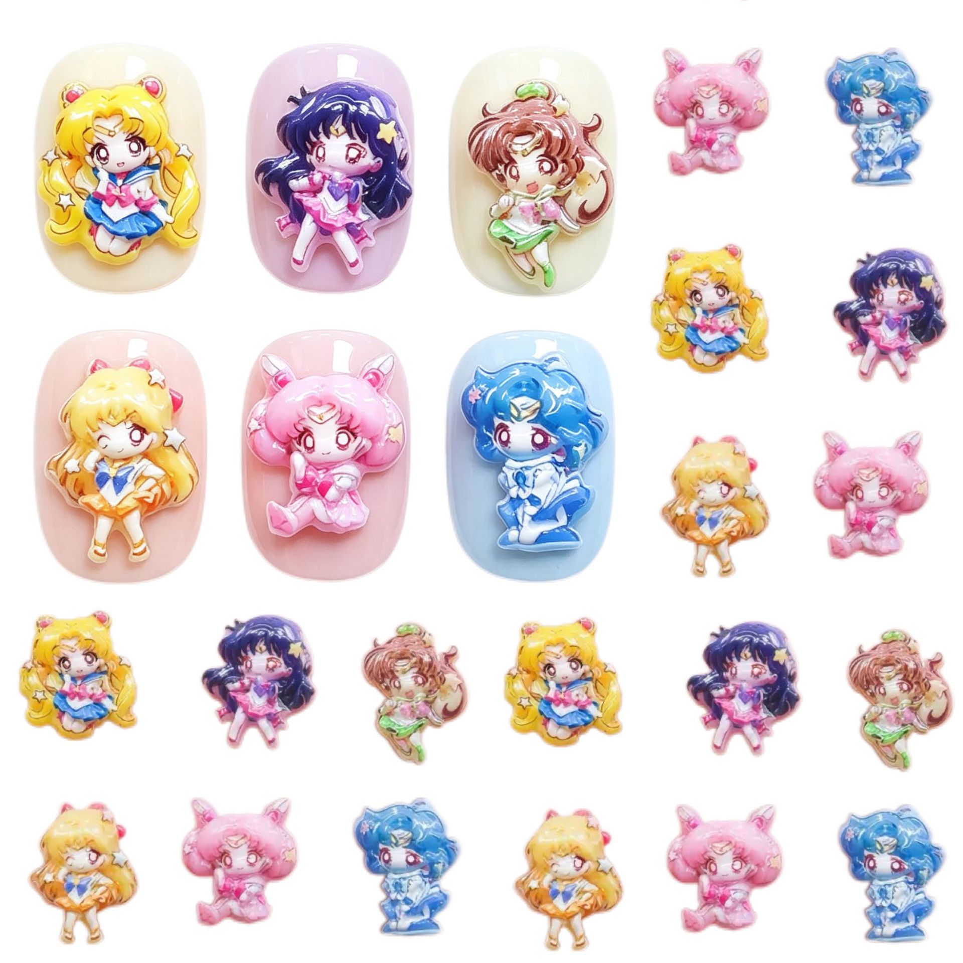 30/100pcs Cartoon for Sailor M - đánh giá và giá Resin Art Gel