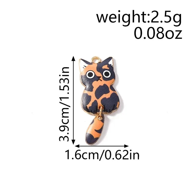 10Pcs 16×39mm Cute Cartoon Cat - đánh giá và giá Resin Art Engagement