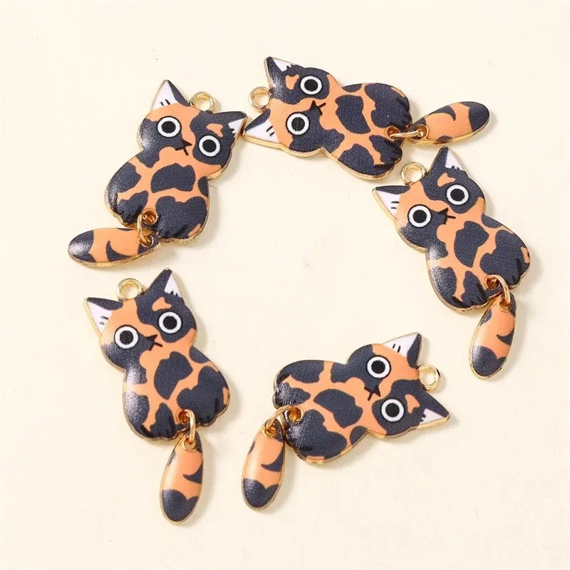 10Pcs 16×39mm Cute Cartoon Cat - đánh giá và giá Resin Art Engagement