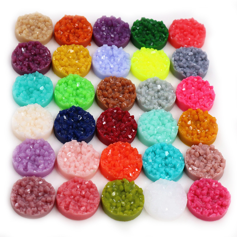 40pcs Resin Druzy Cabochons Do - đánh giá và giá Resin Art Engagement