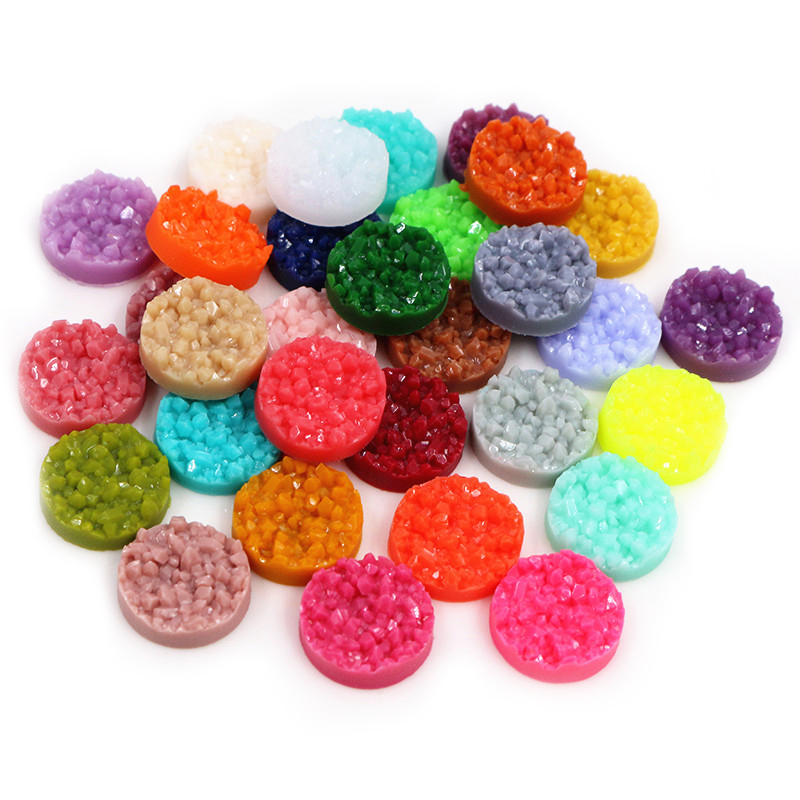 40pcs Resin Druzy Cabochons Do - đánh giá và giá Resin Art Engagement