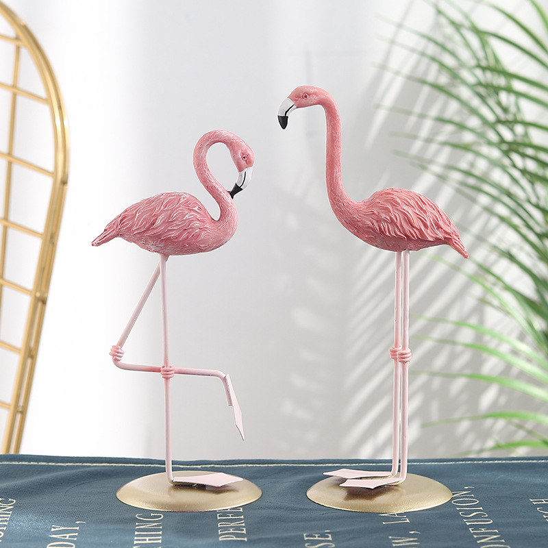 3PCS Pink Flamingo Figurines T - đánh giá và giá Resin Art Gift For Wedding
