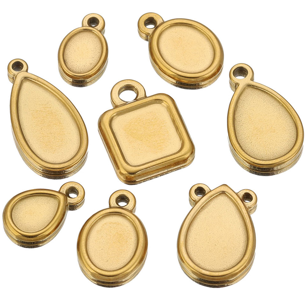 5pcs Stainless Steel Square Dr - đánh giá và giá Resin Art Engagement