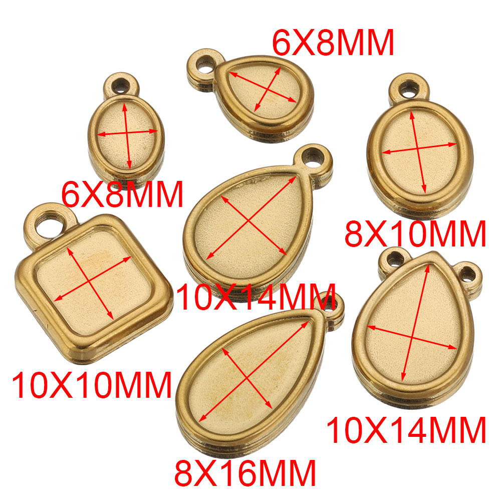 5pcs Stainless Steel Square Dr - đánh giá và giá Resin Art Engagement