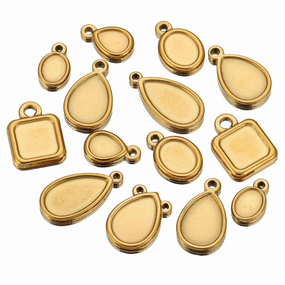 5pcs Stainless Steel Square Dr - đánh giá và giá Resin Art Engagement