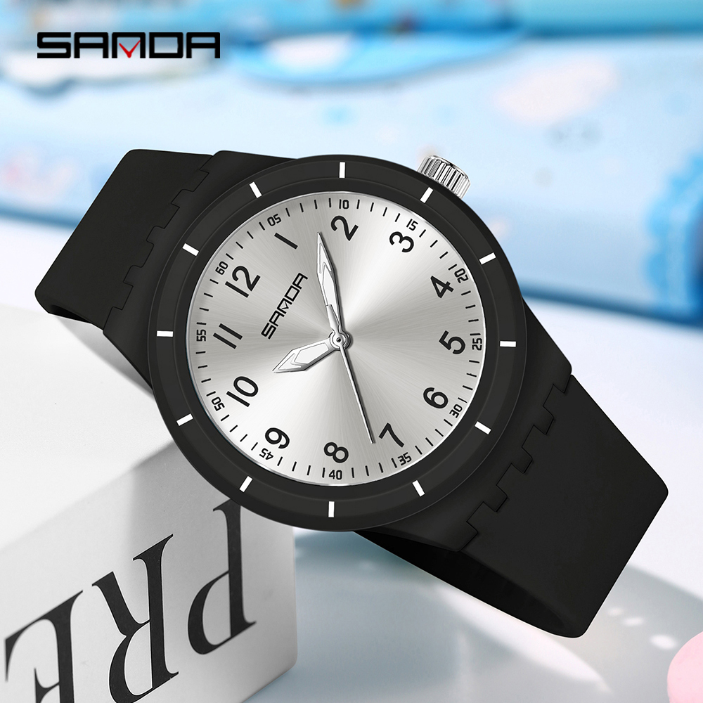 SANDA 9075 New Student quartz  - đánh giá và giá Resin Art Underwater