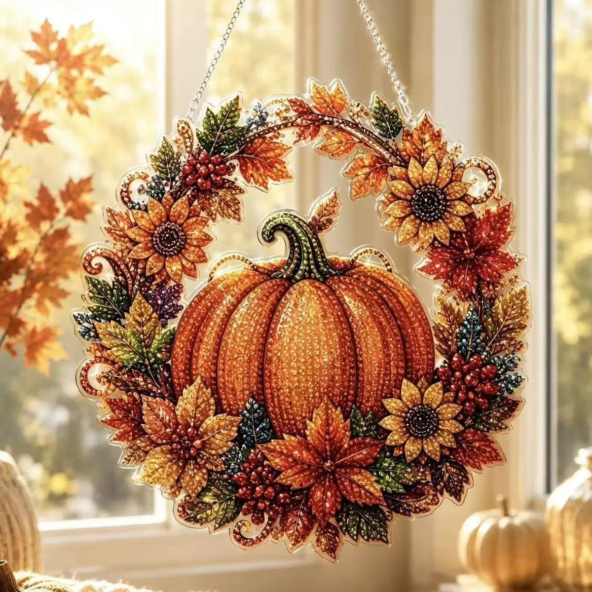 Halloween Pumpkins Diamond Art - đánh giá và giá Resin Art Of Flowers
