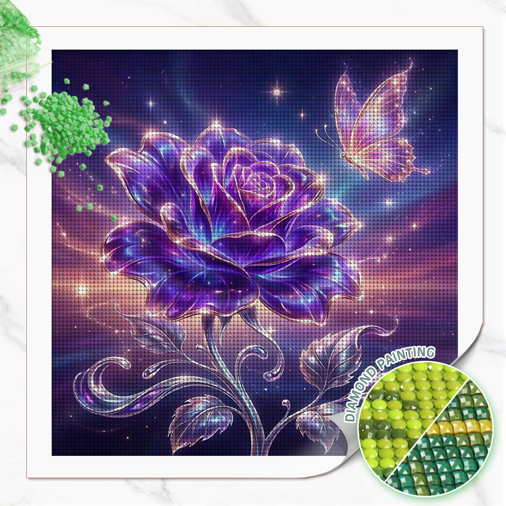 Huacan Full Square Round Diamo - đánh giá và giá Resin Art Of Rose