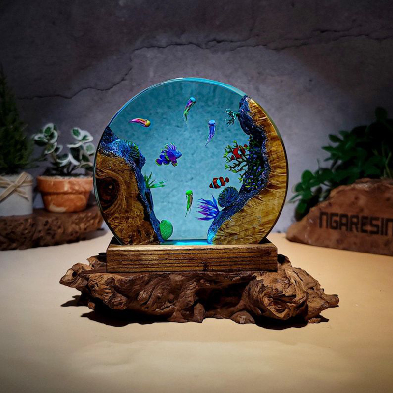 Ocean Aquarium Organism Resin  - đánh giá và giá Resin Art Resin