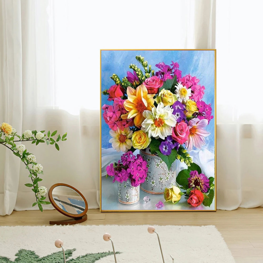 Full Diamond Mosaic Flower 5D  - đánh giá và giá Resin Art Of Flowers