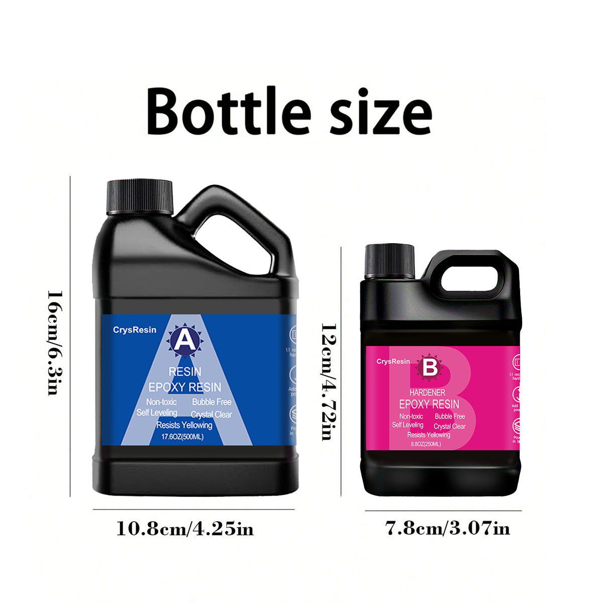 Crystal Clear Epoxy Resin 1:1  - đánh giá và giá Resin Art Ratio