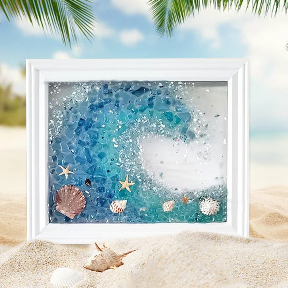 Sea Glass Art Kits Sea Glass A - đánh giá và giá Resin Art Beach Theme