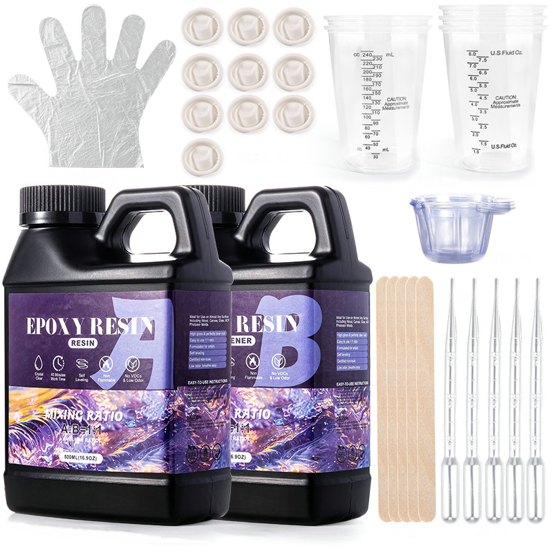 1:1 Ratio Epoxy Resin Kit Anti - đánh giá và giá Resin Art Ratio