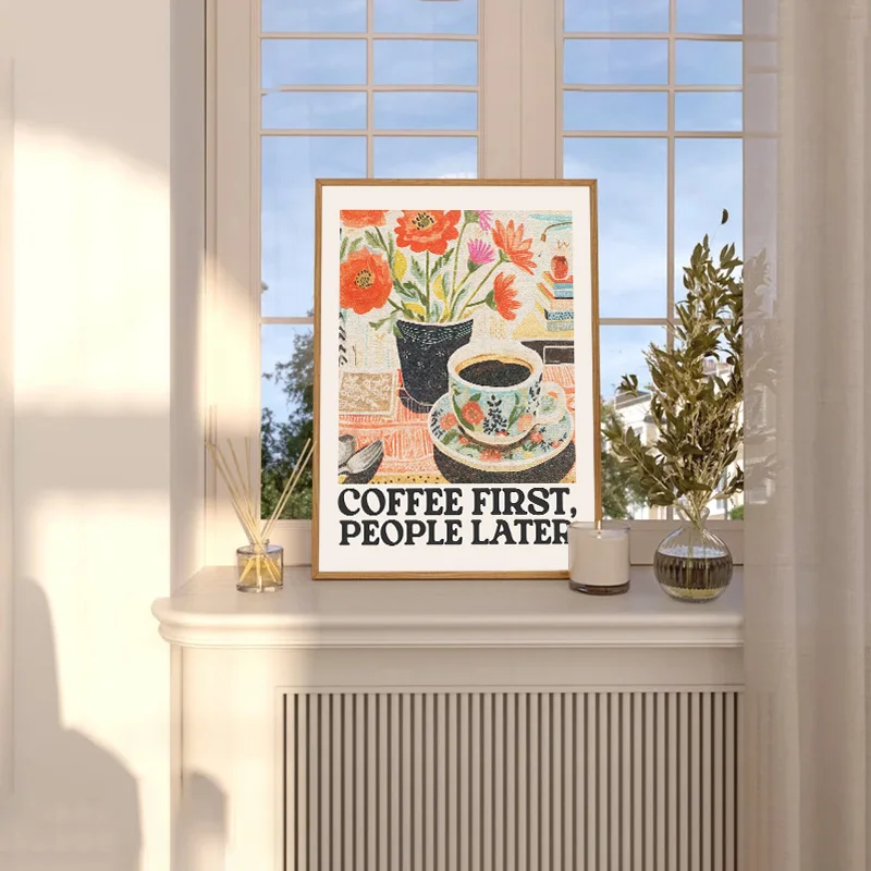 Coffee Flower Retro Wall Art P - đánh giá và giá Resin Art Gallery