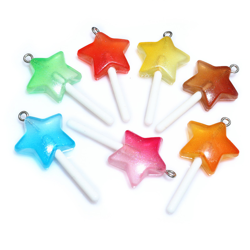 10Pcs Nhựa Mặt Dây Chuyền Sáng - đánh giá và giá Resin Art Glitter